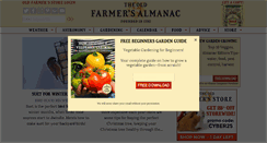 Desktop Screenshot of almanac.com